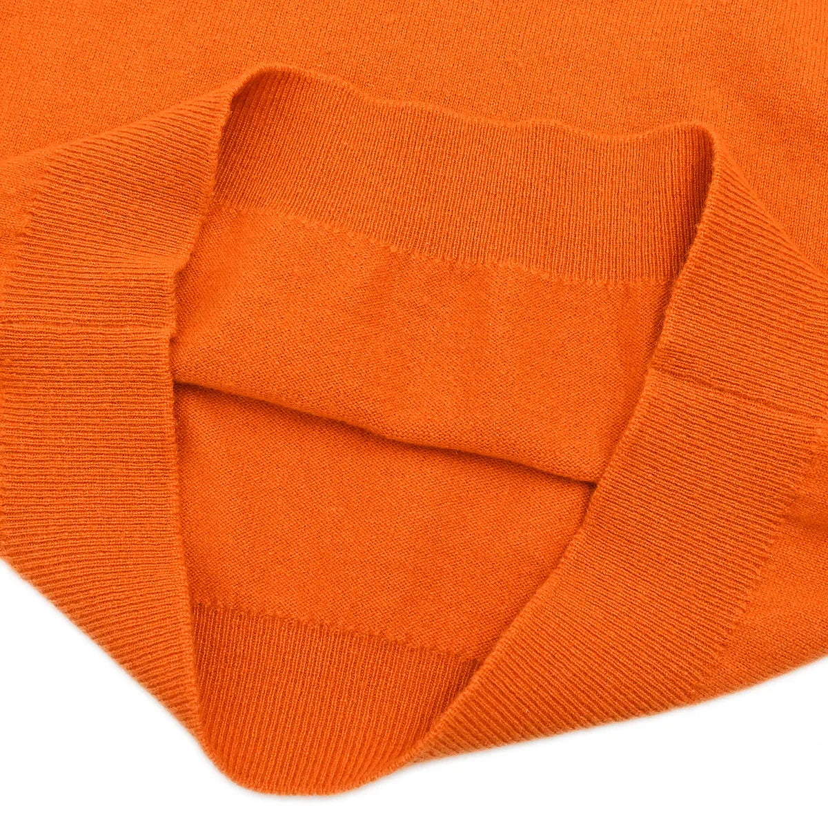 Chanel 1996 Ensemble Cardigan Short Sleeve Top Orange #40