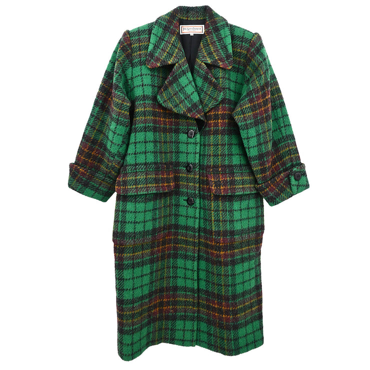 Yves Saint Laurent Coat Green #9A3