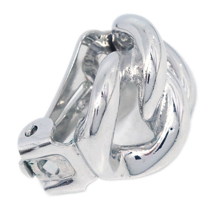 Christian Dior Earrings Clip-On Silver