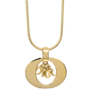 Christian Dior Necklace Pendant Gold
