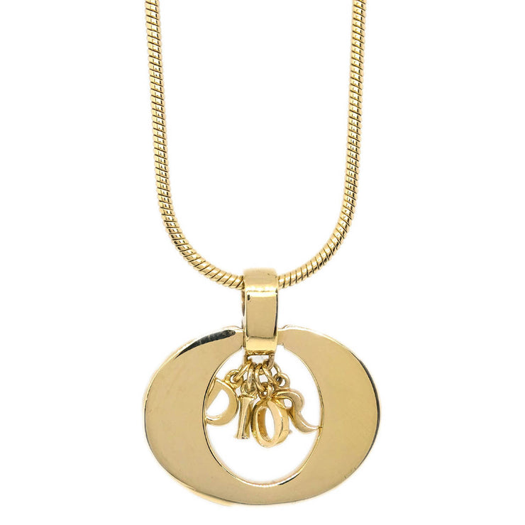 Christian Dior Necklace Pendant Gold