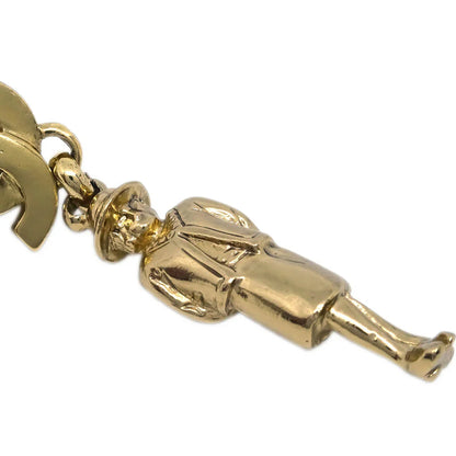Chanel Dangle Earrings Clip-On Gold 02P