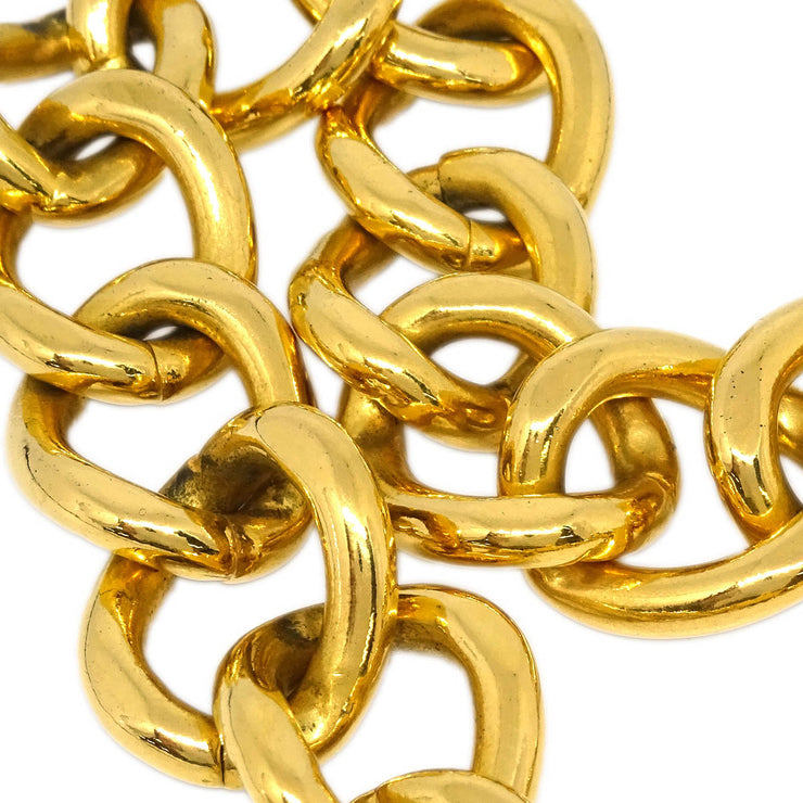 Chanel Gold Chain Pendant Necklace 96P