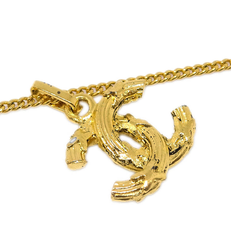 Chanel Gold CC Chain Pendant Necklace