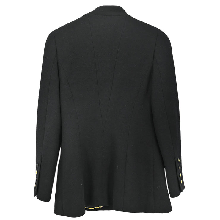 Chanel 1996 Single Breasted Jacket Black #38