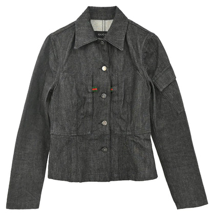 Gucci Single Breasted Jacket Gray #38