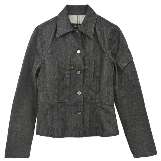 Gucci Single Breasted Jacket Gray #38