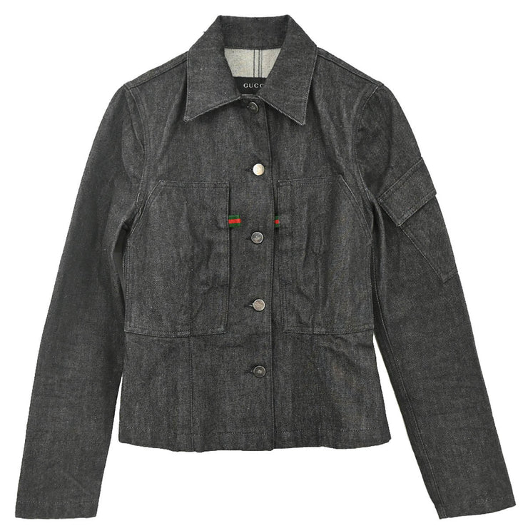 Gucci Single Breasted Jacket Gray #38