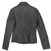 Gucci Single Breasted Jacket Gray #38
