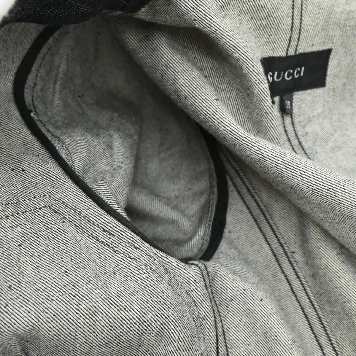 Gucci Single Breasted Jacket Gray #38