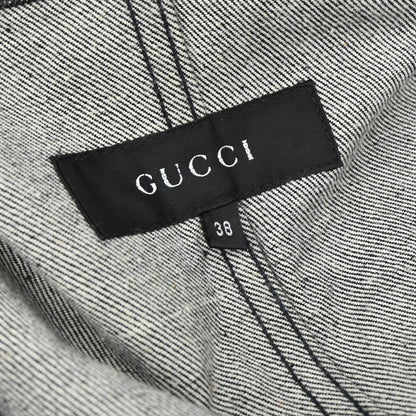 Gucci Single Breasted Jacket Gray #38