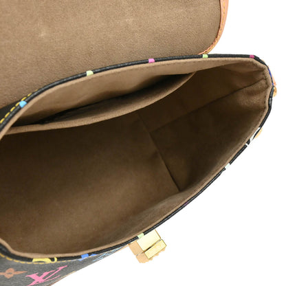 Louis Vuitton 2010 Black Monogram Multicolor Patty Handbag M40306