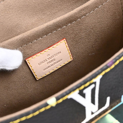 Louis Vuitton 2010 Black Monogram Multicolor Patty Handbag M40306