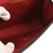 Chanel 1991-1994 Black Lambskin Shoulder Bag
