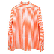 Chanel Blouse Shirt Orange #40