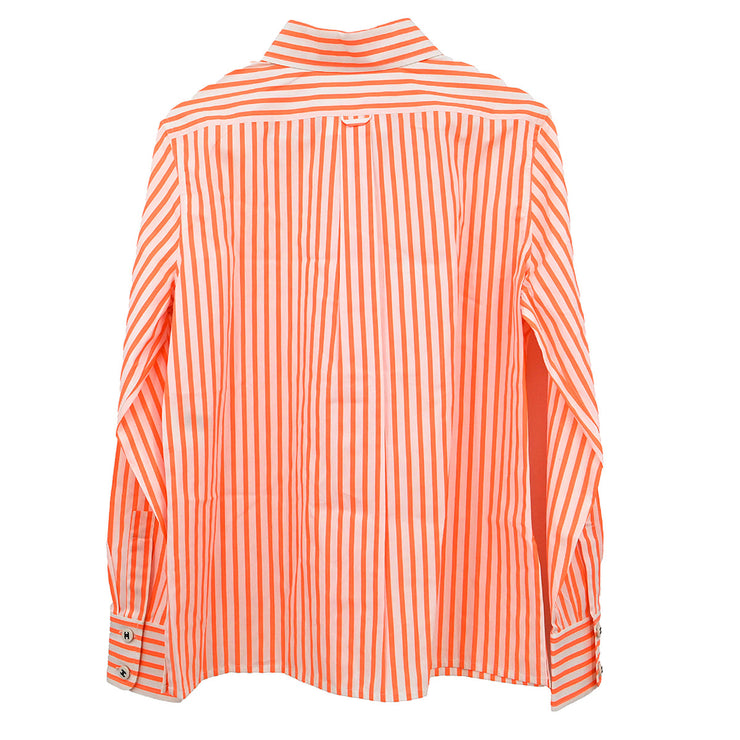 Chanel Blouse Shirt Orange #40