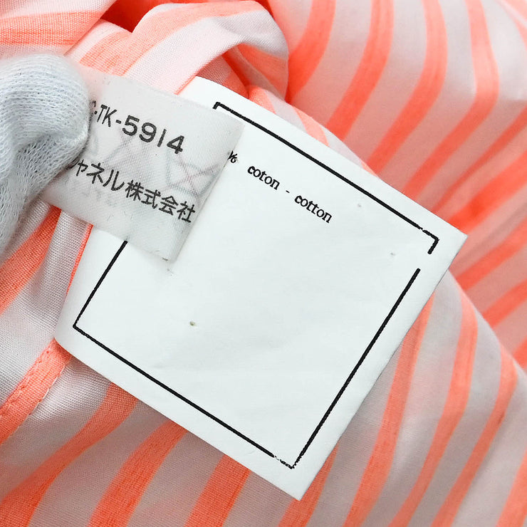 Chanel Blouse Shirt Orange #40