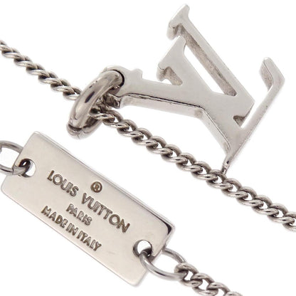 Louis Vuitton Monogram Ring Necklace Silver M62485 #M