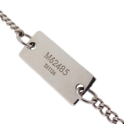 Louis Vuitton Monogram Ring Necklace Silver M62485 #M