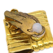 Chanel Chanel Rhombus Earrings Clip-On Gold 96P