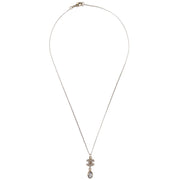 Chanel Pendant Necklace Gold Rhinestone 09A