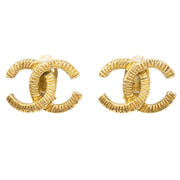 Chanel Gold CC Earrings Clip-On