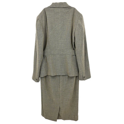 Gucci Setup Suit Jacket Skirt Gray #46 #44