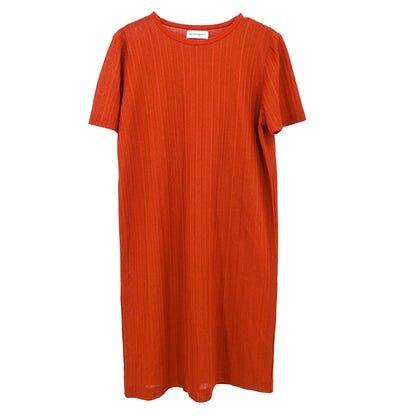 Yves Saint Laurent Setup Cardigan Short Sleeve Dress Orange #M