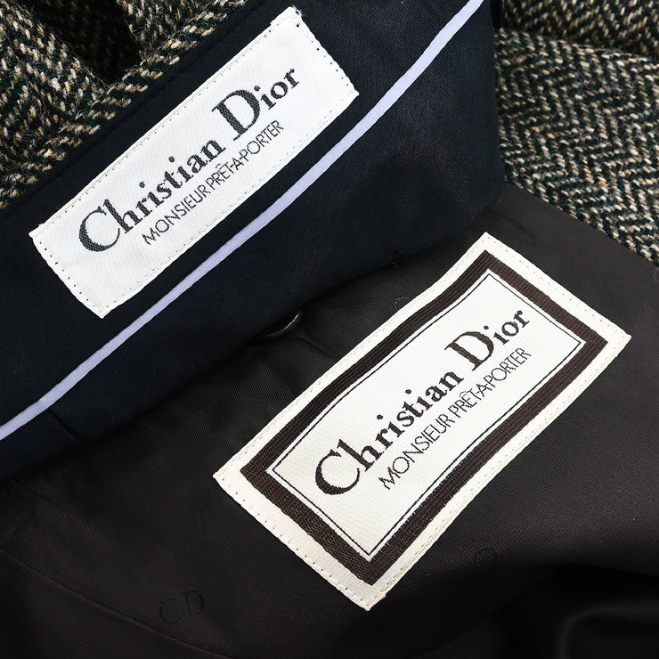 Christian Dior Setup Jacket Pants Gray #M