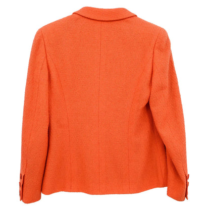 Chanel Double Breasted Jacket Orange