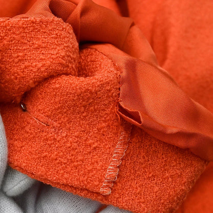 Chanel Double Breasted Jacket Orange