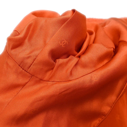 Chanel Double Breasted Jacket Orange