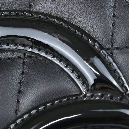 Chanel 2005-2006 Black Calfskin Cambon Ligne Wallet