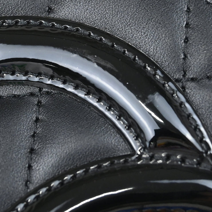 Chanel 2005-2006 Black Calfskin Cambon Ligne Wallet