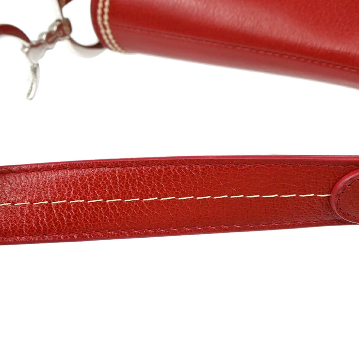 Christian Dior 2004 Red Saddle Handbag