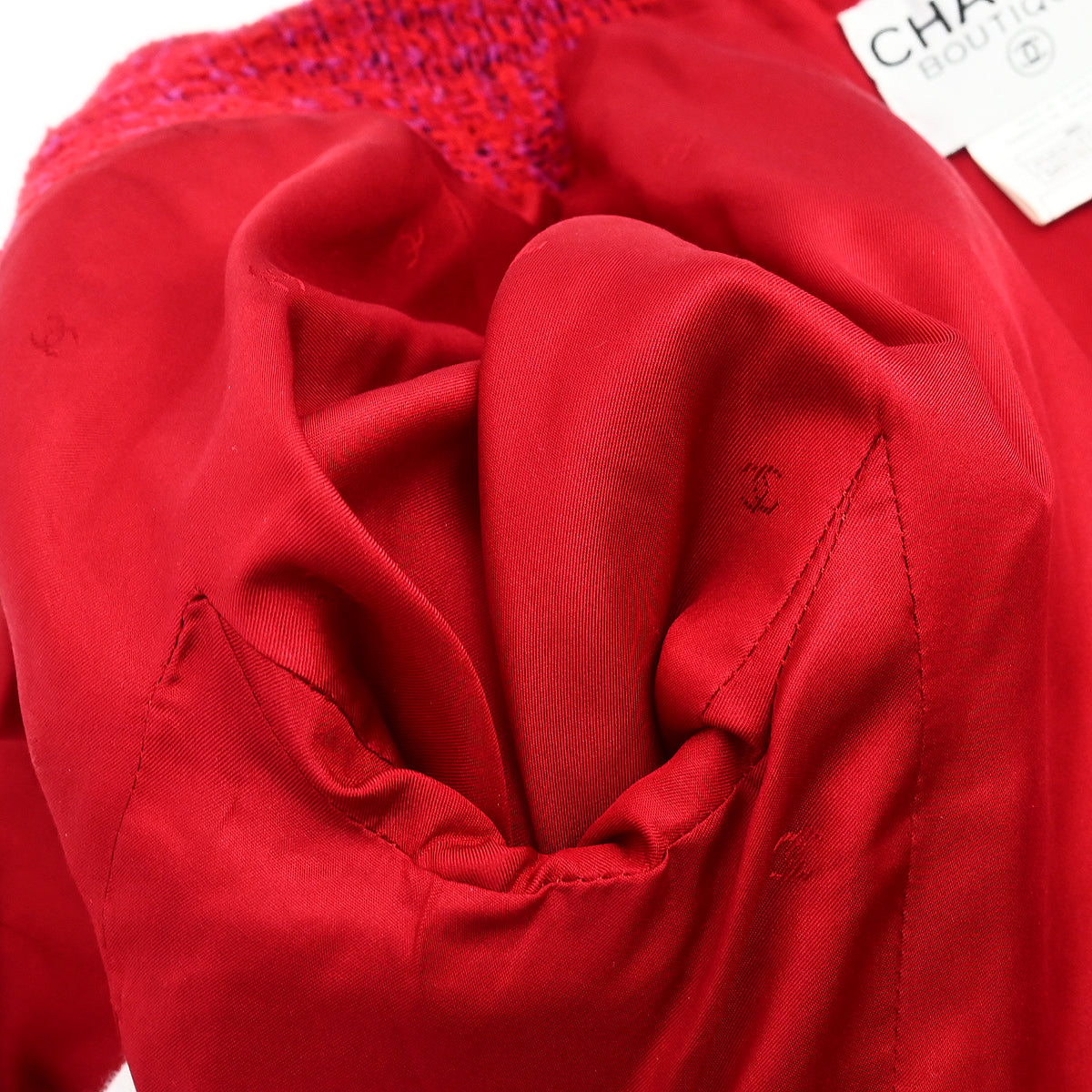 Chanel 1995 Double Breasted Jacket Red #38