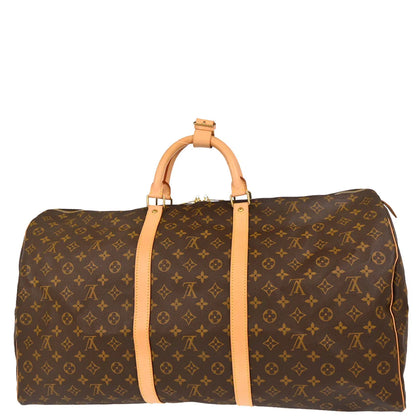 Louis Vuitton 2000 Monogram Keepall 60 Duffle Handbag M41422