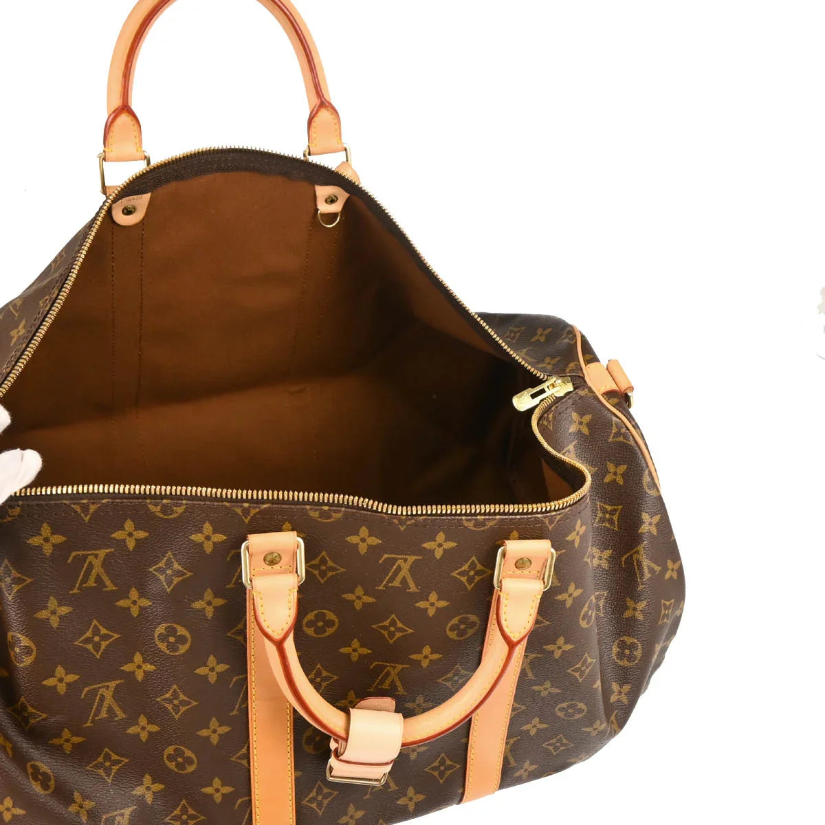 Louis Vuitton 1998 Monogram Keepall Bandouliere 55 Duffle Bag M41414