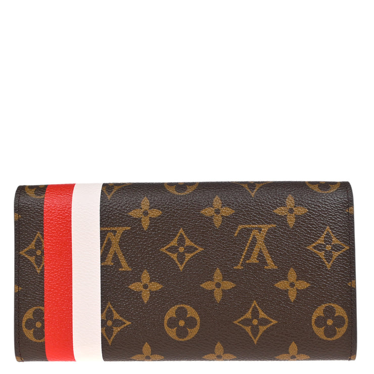 Louis Vuitton 2006 Monogram Groom Portefeuille Sarah Wallet M60034