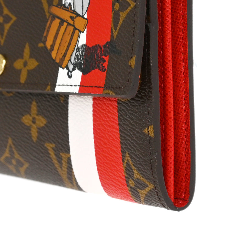 Louis Vuitton 2006 Monogram Groom Portefeuille Sarah Wallet M60034