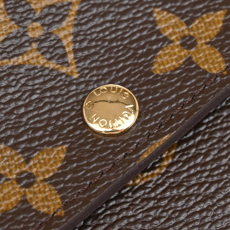 Louis Vuitton 2006 Monogram Groom Portefeuille Sarah Wallet M60034