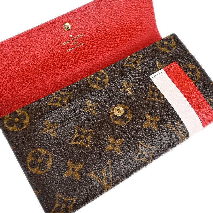 Louis Vuitton 2006 Monogram Groom Portefeuille Sarah Wallet M60034