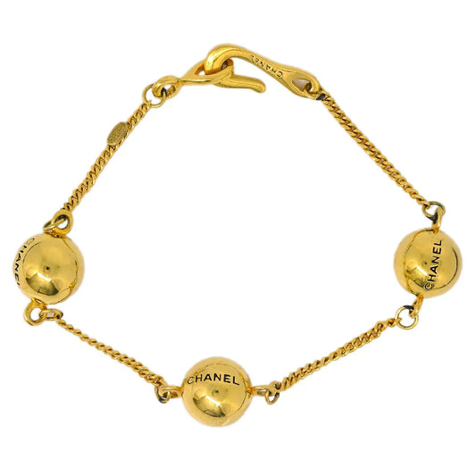 Chanel Bracelet Gold Medallion 98P