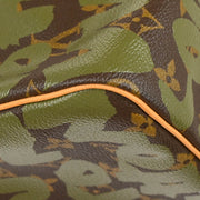 Louis Vuitton 2001 Khaki Monogram Graffiti Speedy 30 Handbag M92194
