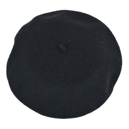 Chanel Black Hat Beret Small Good