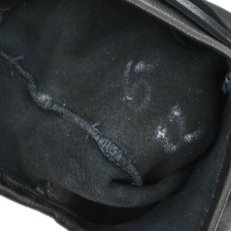 Hermes Black Leather Gloves #6
