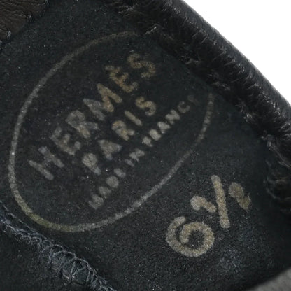 Hermes Black Leather Gloves #6