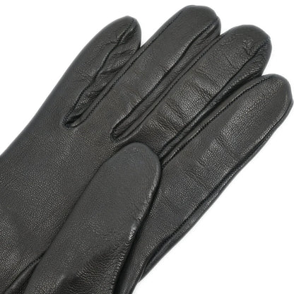 Hermes Black Leather Gloves #6