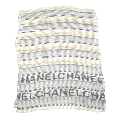 Chanel Shawl Stole White Small Good
