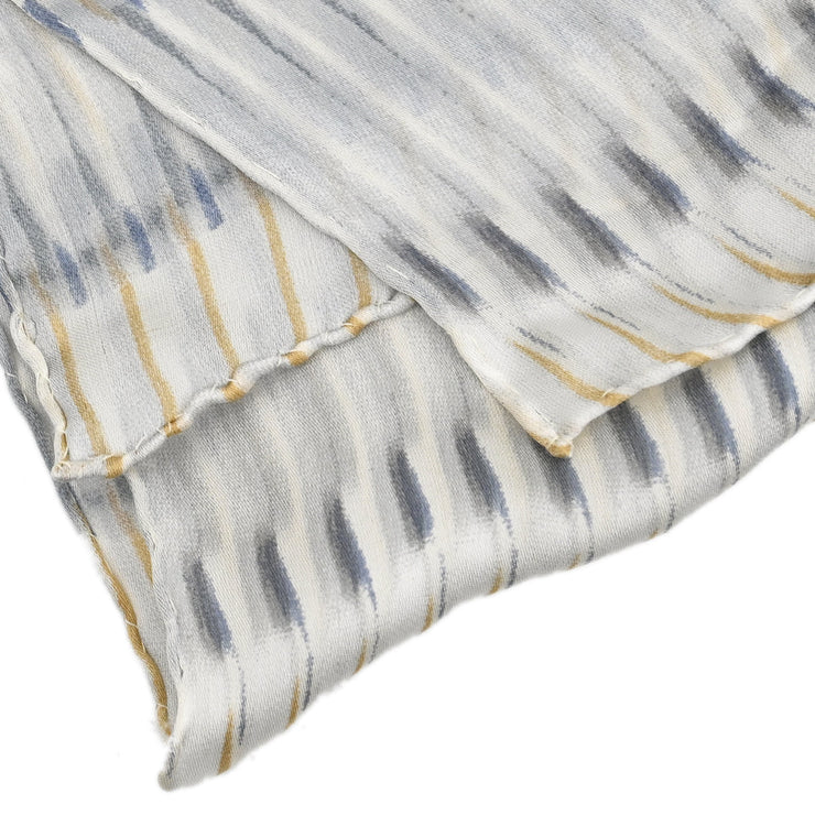 Chanel Shawl Stole White Small Good